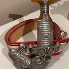 خنجر فضة حك زراف