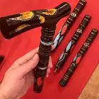 عصا عكاز ابانوس طبيعي