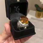 خواتم عقيق كبدي مميزة