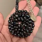 سبحة يسر طبيعي بالفضة
