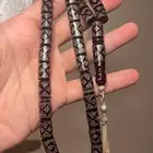 كهرمان احمر طبيعي بالفضة