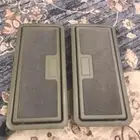 مرايا مكياج قماش رصاصي