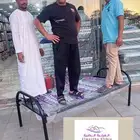 سرير حديد مع المرتبة