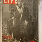 الملك عبدالعزيز على غلاف مجلة لايف عام 1943