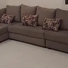 كنب شبه مخزن وستائر للبيع