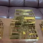 أستاندات مقبلات استانليس ذهبي وفضي