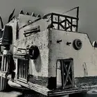 مجسم بيت شعبي قديم