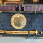 صندوق جلد كبير درع مع سيف ليزر