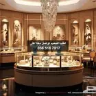 تصميم ديكور محل مجوهرات و الماس