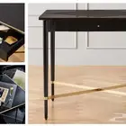 طاولة لعب بالوت فخمة غير مستعملة من ماركة CB2 العالمية