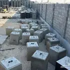 قواعد خرسانية قواعد انارة