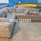 كنب جديد جاهز حرف ال و7نفر شامل التوصيل