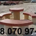 حواجز خرسانية - سفتي - مصدات خرسانية - كراسي الحدائق