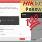 hikvision password resetاستعادة باسورد كاميرا