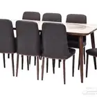 طاولات طعام مودرن ورخام بسعر مغري جدا ومناسب