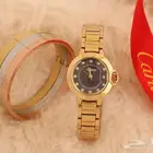 عرض مميز ساعة نسائي مع اكسسوار