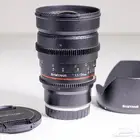 عدسات ساميانج السينمائية لسوني Samyang 24mm 85mm E-Mount