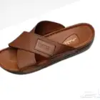 نعال رجالي شبشب جلد طبيعي ونعل طبي
