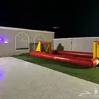 ملعب صابوني للايجار مقاس 5 10