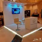 تصميم وتنفيذ البوثات والديكورات الخشبية
