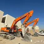 تأجير معدات ثقيله كرينات فوركلفت سيزر لفت مان لفت سطحه