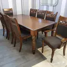 افخم انواع طاولات خشب رخام زجاج