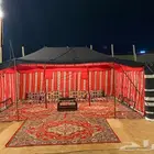 تأجير خيام وزل للمناسبات وجميع اغراض الكشتات ( الرحلات )