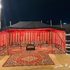 تأجير خيام وزل للمناسبات وجميع اغراض الكشتات ( الرحلات )