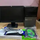 كمبيوتر i3 ب 650 ريال كامل اغراضه