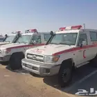 تويوتا لاندكروزر مصندق اسعاف - موديل 2024 و 4x4 - 2023