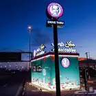 تنفيذ لوحات وحروف مشاريع الكوفي درايف ثرو drive thru coffee