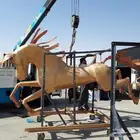 تمثال حصانان عربيان