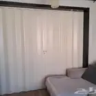 باب بلاستك اكورديون