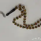 سبحة من حجر الكهرمان والفضة