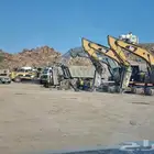 للايجار بوكلينات 50 طن مقاس 480 دقاق وبكت