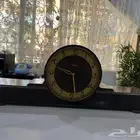 ساعه مكتبيه خشبية