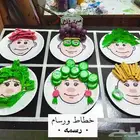 خطاط ورسام -نحت وتصميم مجسم عن الاكل الصحي- جده