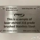 نحت معدني بليت laser engraving plate