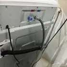 غساله جنرال الكترك 12 كيلو علويه ابيض فيها مشكله