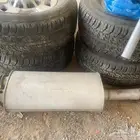 كت باك سييراhb2500 دبه واثنين مخارج وطقم جنوط مع كفراتها