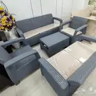 طقم جلسة حديقة من الراتان .. كراسي حديقة
