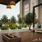 تصميم وتنفيذ وصيانة الحدائق والديكورات الخارجية