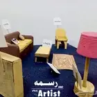 خطاط ورسام - نحت وتصميم مجسم غرفة معيشة - جده