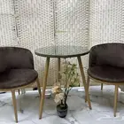 طاولة كافيه   كرسيين 8 الوااان