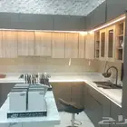 مطابخ تفصيل صاج المنيوم الماني مفصلات هيدرولك ايطالي