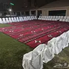 تأجير طاولات وكراسي ملكي وجلسات شعبيه وكنب جميع انواع الكنب