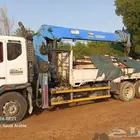 تاجير كرينات والبوم تركات بجميع انواعها و أحجامها