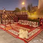 قهوجين وصبابين رجال ونساء كنب وكراسي طاولات ومضلات