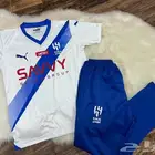 تيشيرت الهلال الجديد 2024 الازرق والأبيض مقاس اطفال وكبار