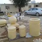 كراسي الحدائق - حواجز خرسانية - مصدات المواقف